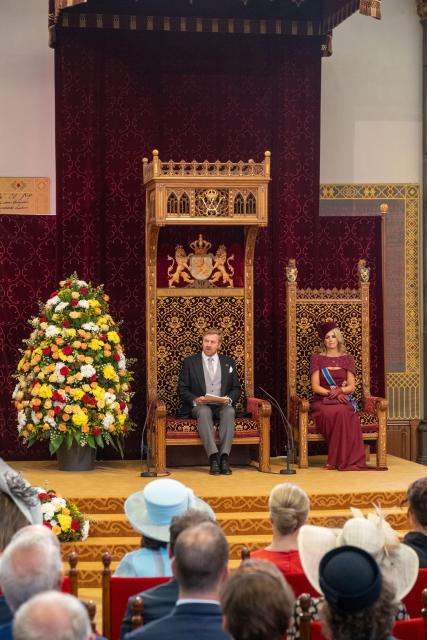 King Willem-Alexander delvers the speech from the Throne on Prince's Day 2019