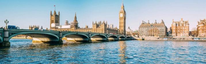 View of the River Thames and the Houses of Parliament