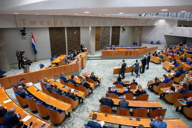 A full Plenary Hall during a debate