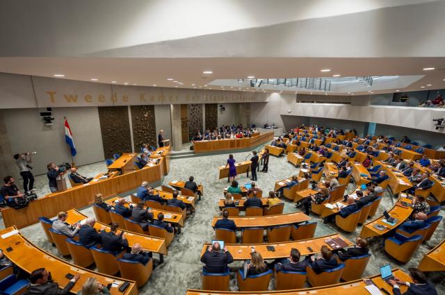 A full Plenary Hall during a debate